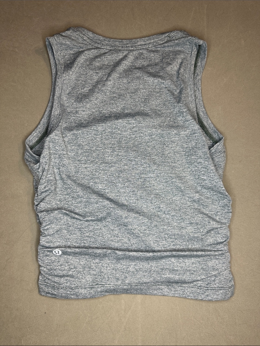 lululemon athletica Heather Gray/steel blue Rushed Tank Top - S*